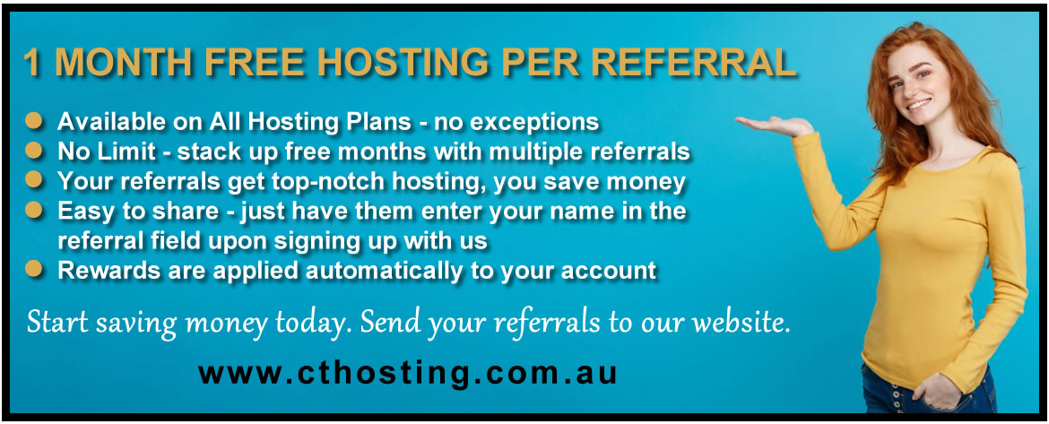CT Hosting Referral Program